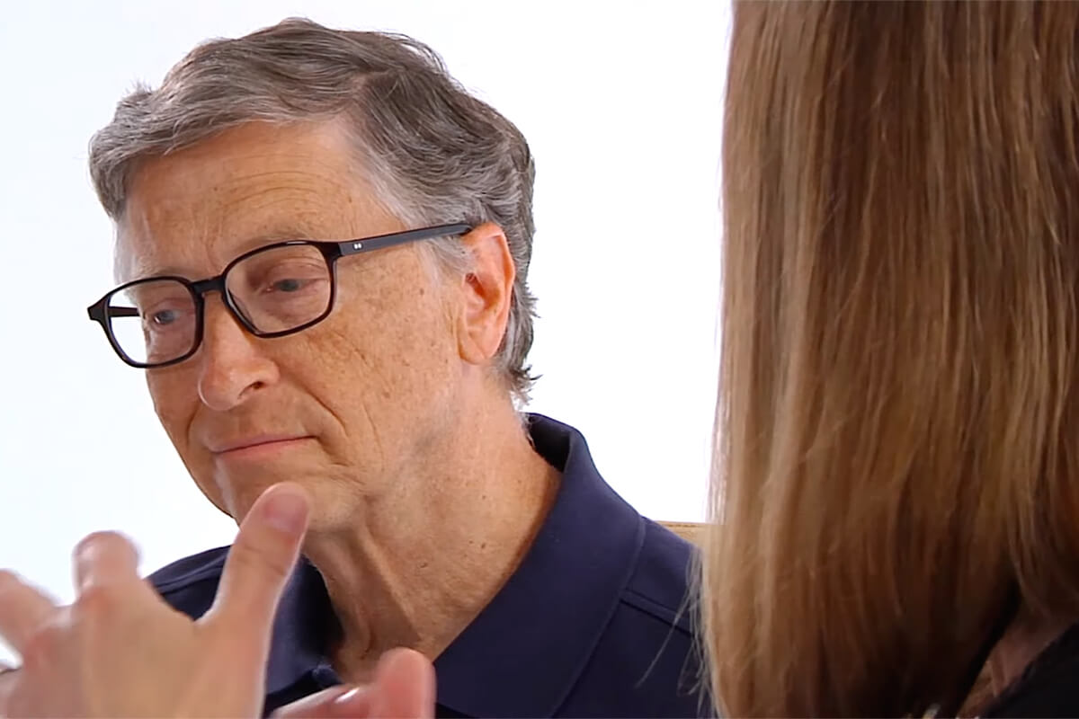 Bill Gates Meets with Katie Brown
